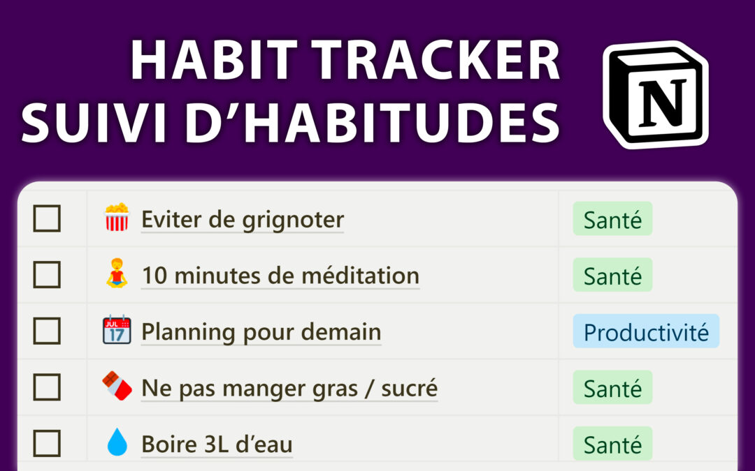 Suivi d’Habitude Notion