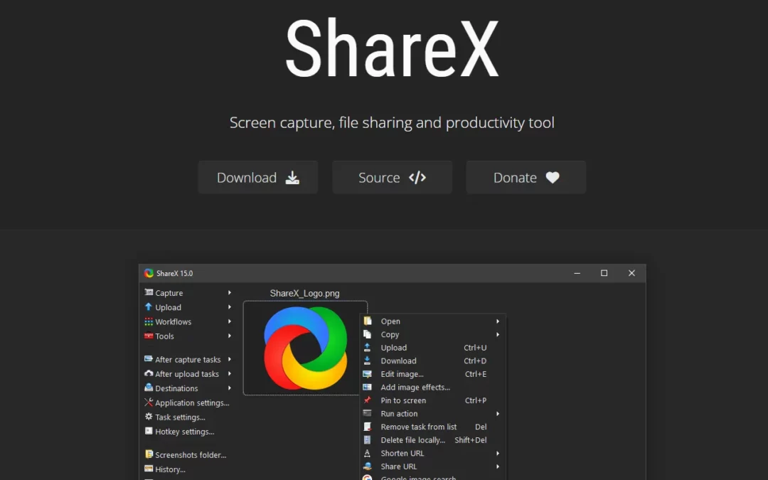 ShareX – capture d’écran 100% Gratuit